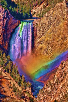 Waterfalls, Yellowstone National Park