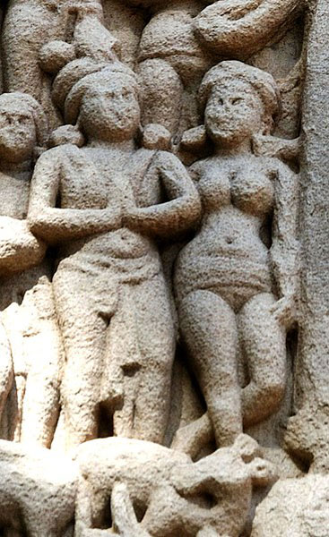 Emperor-Ashoka-and-his-Queen-at-the-Deer-Park